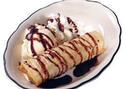 chimi Cheesecake With Ice Cream
